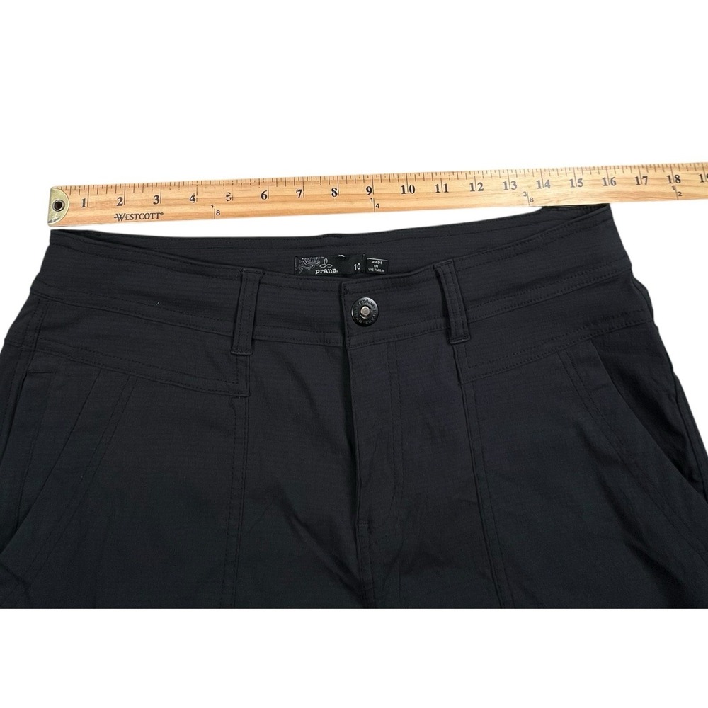 Prana Womens 10 Black Revenna Knicker Capri Pants Nylon Hiking #W41202099 - Picture 5 of 8